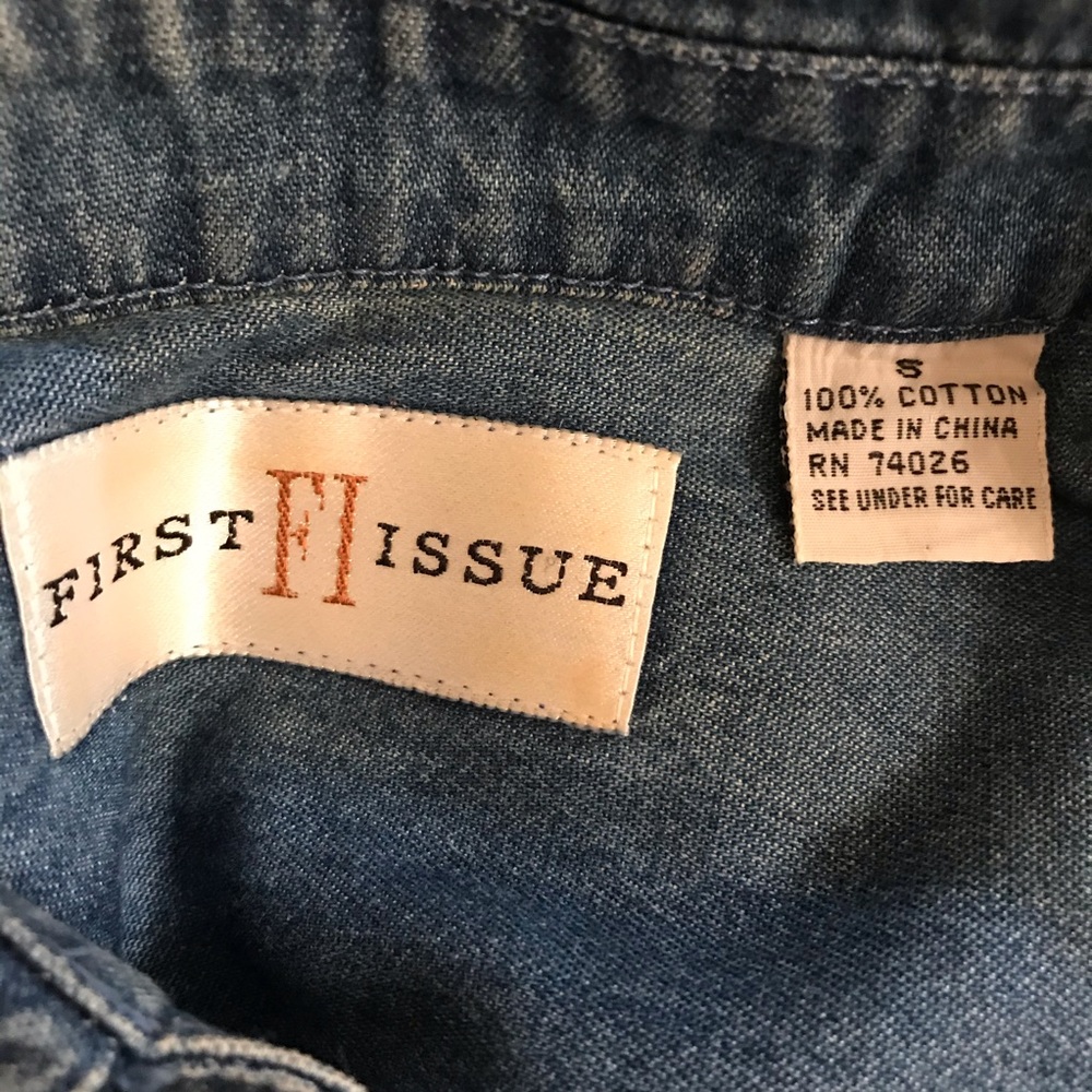 First Issue Jean Shirt - Picture 5 of 6